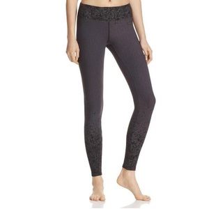 Koral textured leggings size Medium, grey & black